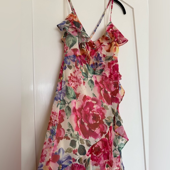 Vici, Garden Bliss Floral Tiered Midi Dress - Picture 5 of 14